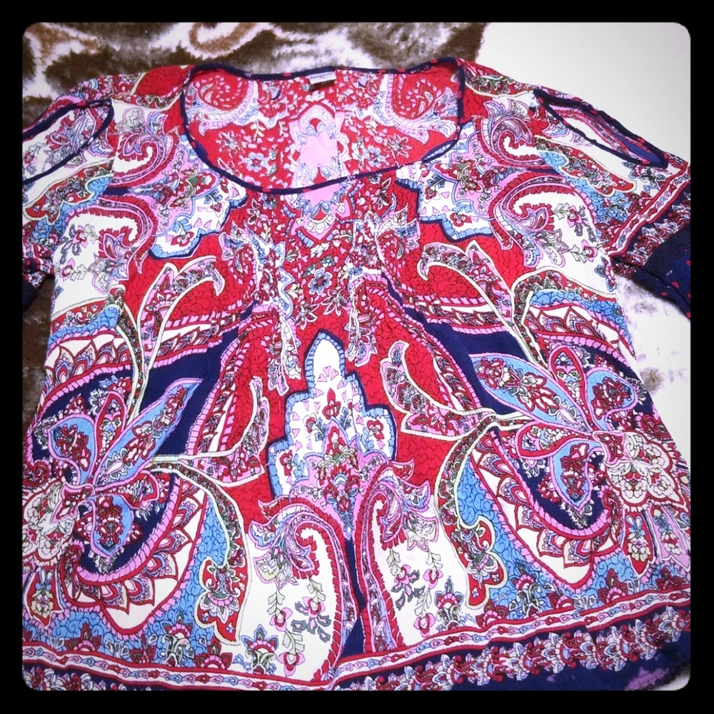 Multi-colored blouse